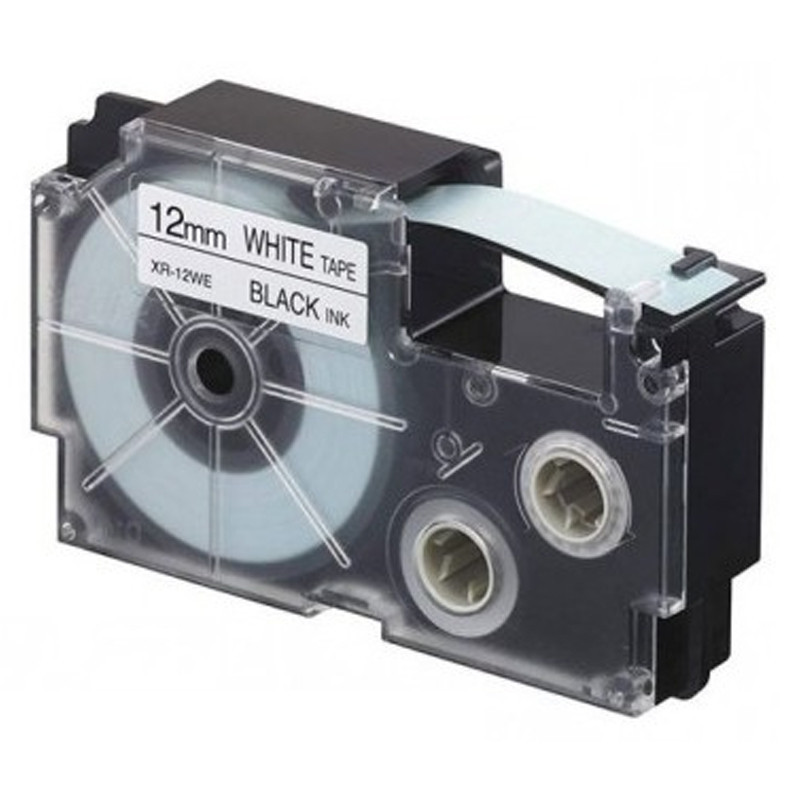 Cassette à Ruban Adhésif Casio XR 12WE1 12 mm