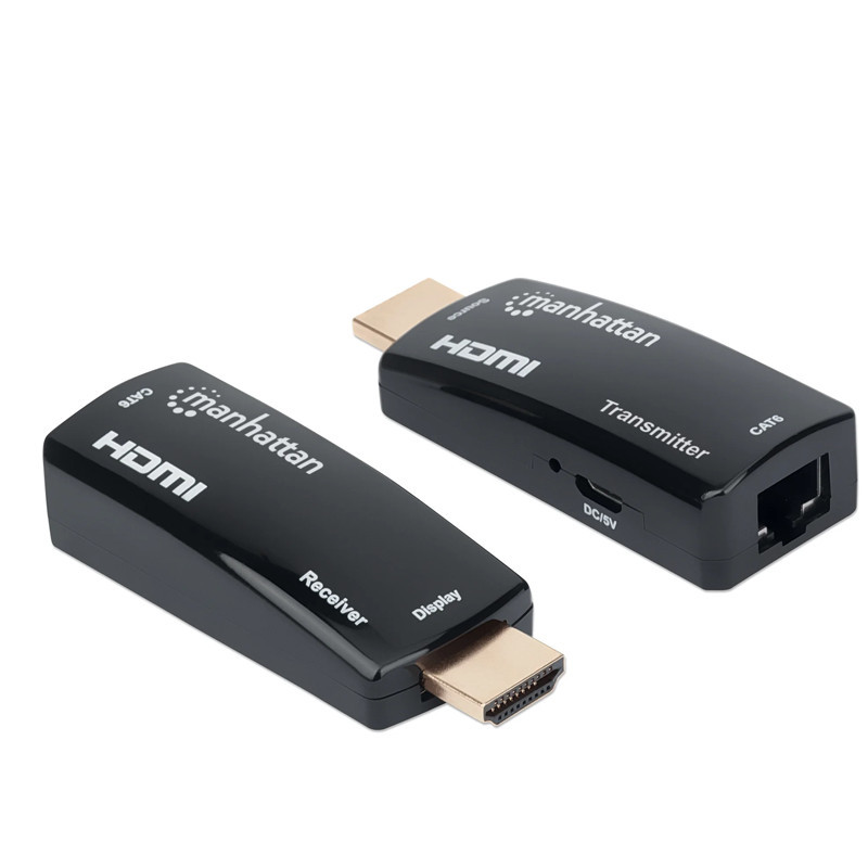 Kit Compact Manhattan 207539 HDMI sur Ethernet Extender 1080p