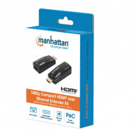 Kit Compact Manhattan 207539 HDMI sur Ethernet Extender 1080p Kit Compact Manhattan 207539 HDMI sur Ethernet Extender 1080p