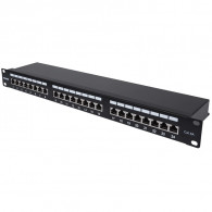 Panneau de Brassage Intellinet 24 Ports RJ45 Cat6A FTP