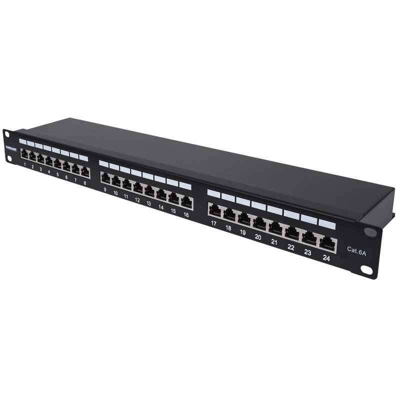 Panneau de Brassage Intellinet 24 Ports RJ45 Cat6A FTP