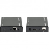 Kit d'Extension KVM HDMI Manhattan 1080p sur IP Noir