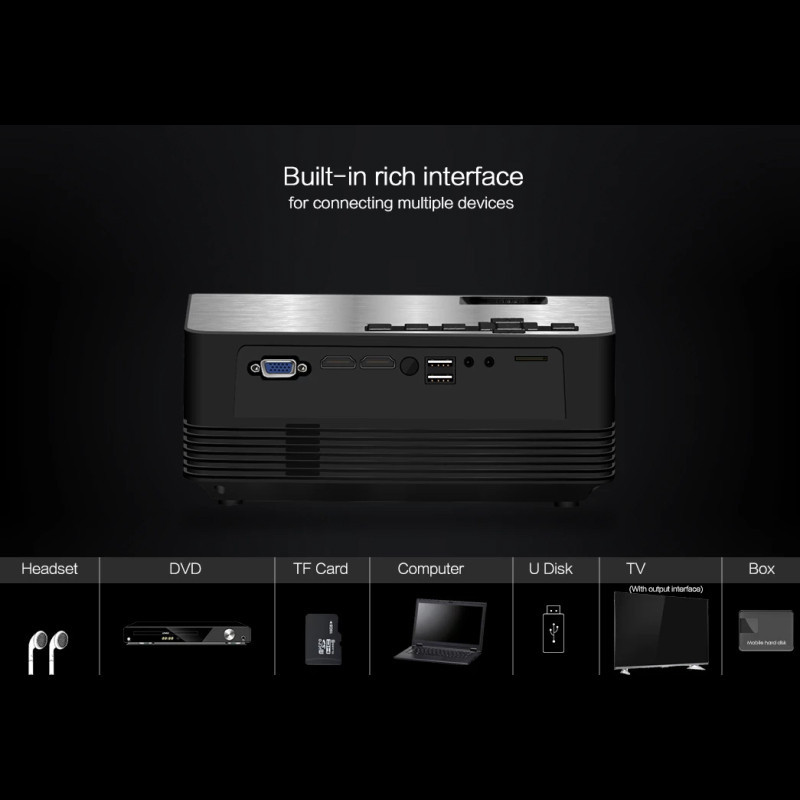Vidéo Projecteur LED Volto SUN 600 Noir en Tunisie