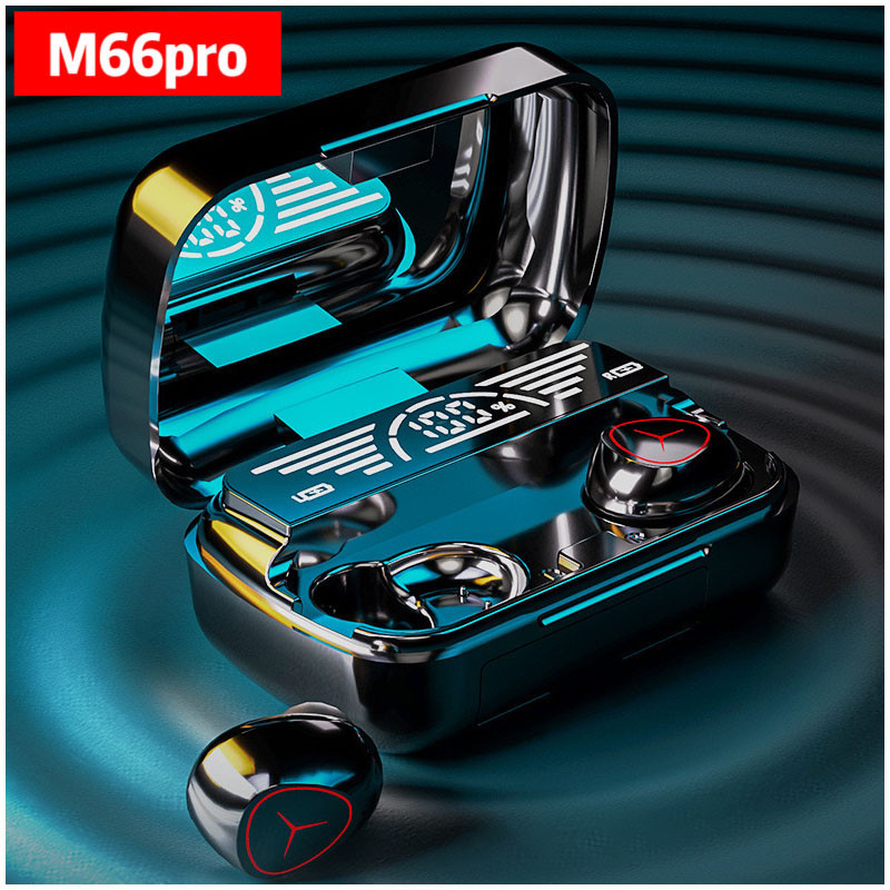 Écouteurs Bluetooth M66 Pro TWS Noir En Tunisie