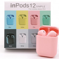 Kit Bluetooth InPods 12 Simple Rose Prix Tunisie