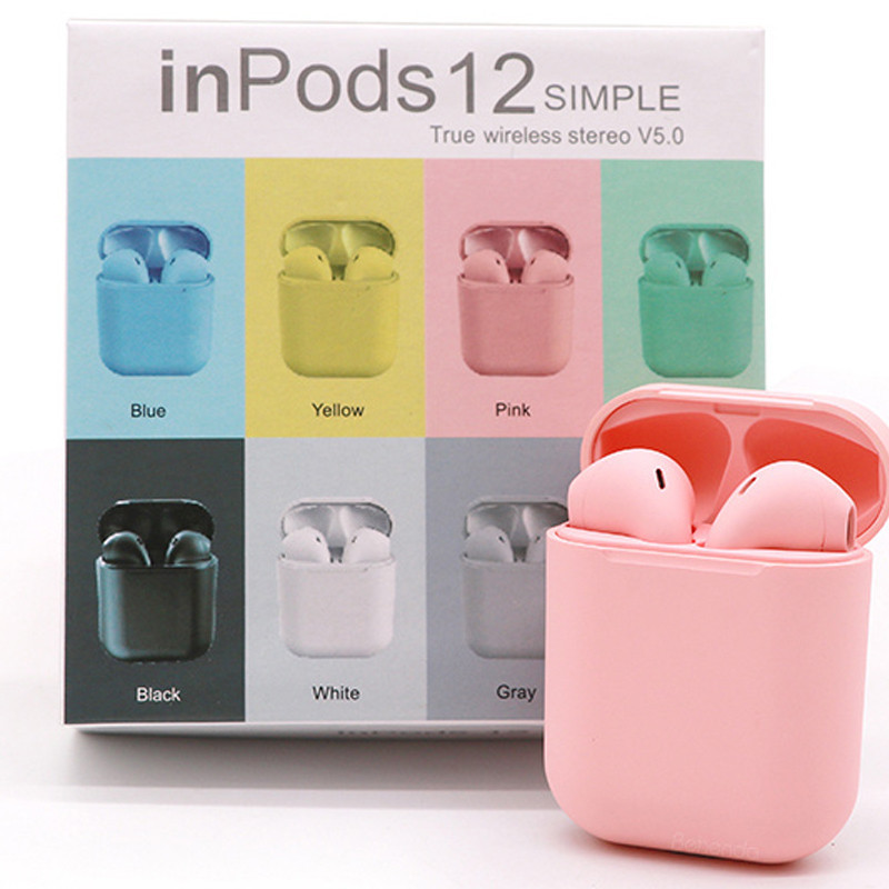 Kit Bluetooth InPods 12 Simple Rose Prix Tunisie