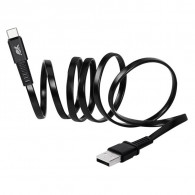 Câble Chargeur RivaCase PS6002 WT12 USB Vers Type-C Noir Câble Chargeur RivaCase PS6002 WT12 USB Vers Type-C Noir