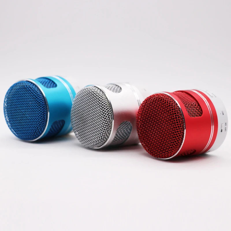 Haut Parleur Bluetooth Music LED FM Rouge