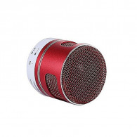 Haut Parleur Bluetooth Music LED FM Rouge