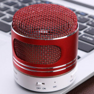 Haut Parleur Bluetooth Music LED FM Rouge
