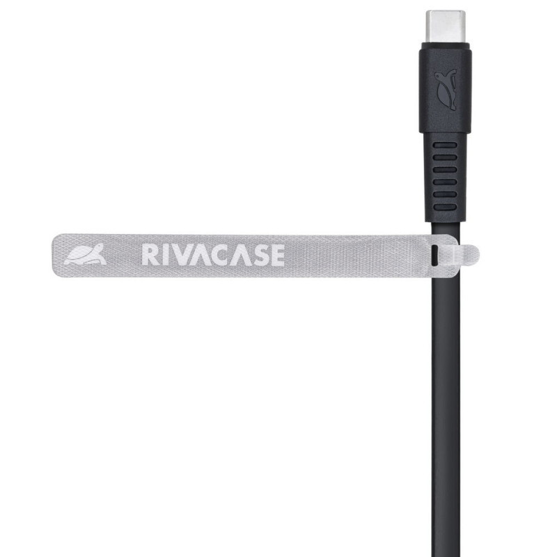 Câble Chargeur RivaCase PS6005 BK12 Type-C Vers Type-C Noir