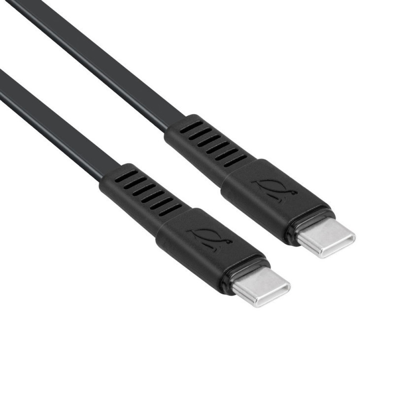 Câble Chargeur RivaCase PS6005 BK12 Type-C Vers Type-C Noir