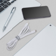 Câble Chargeur RivaCase PS6005 WT12 Type-C Vers Type-C Blanc Câble Chargeur RivaCase PS6005 WT12 Type-C Vers Type-C Blanc