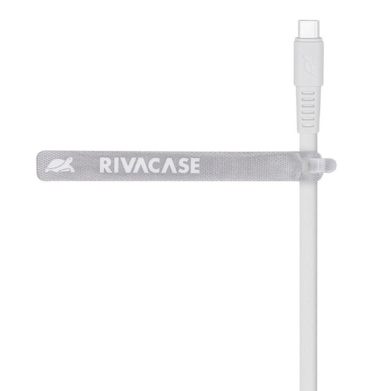 Câble Chargeur RivaCase PS6005 WT12 Type-C Vers Type-C Blanc