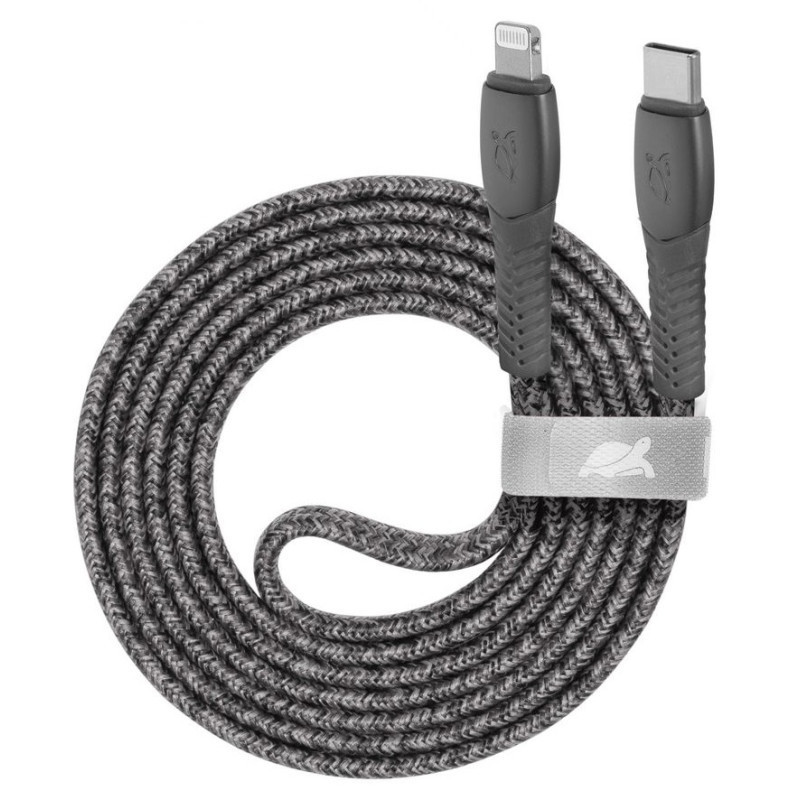 Câble Chargeur RivaCase PS6107 GR12 Type-C Vers Lightning Noir