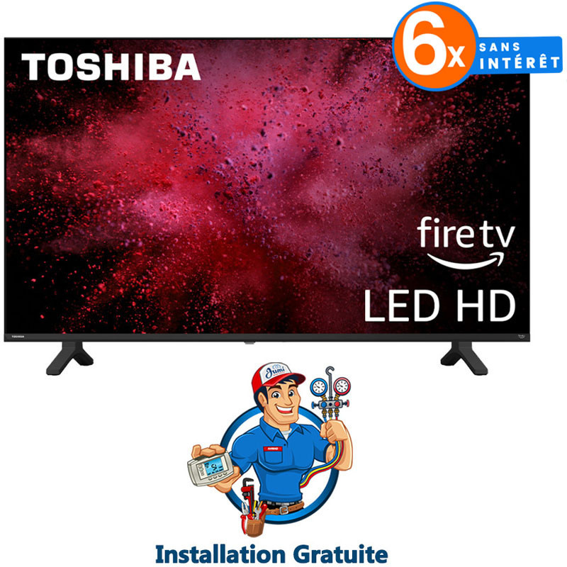 Téléviseur Toshiba 32" HD Série V35 FIRE Avec Récepteur Intégré - Noir Téléviseur Toshiba 32" HD Série V35 FIRE Avec Récepteur Intégré - Noir