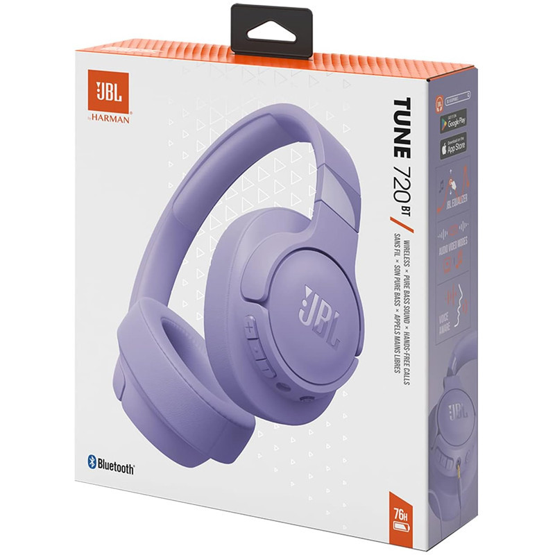 Micro Casque Bluetooth JBL Tune 720BT Violet
