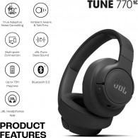Micro Casque Bluetooth JBL Tune 770NC Noir