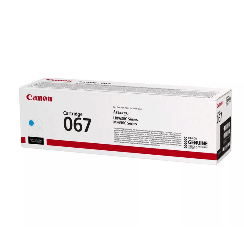 Toner Laser Original Canon 067 1250 Pages Bleu