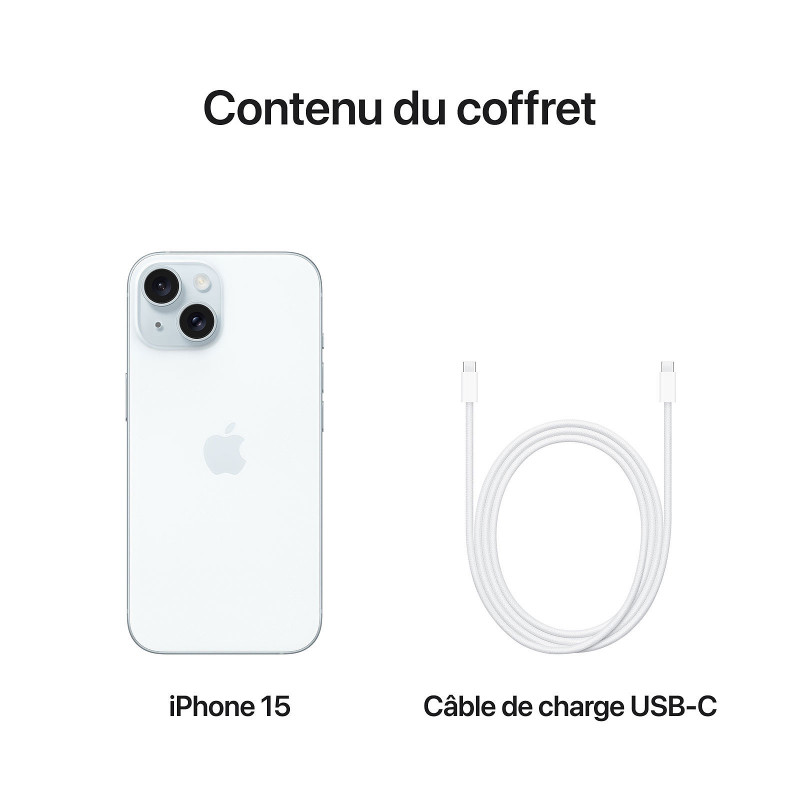 iPhone 15 128Go Bleu en Tunisie