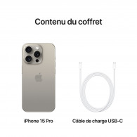 iPhone 15 Pro 128Go Titane Naturel en Tunisie iPhone 15 Pro 128Go Titane Naturel en Tunisie