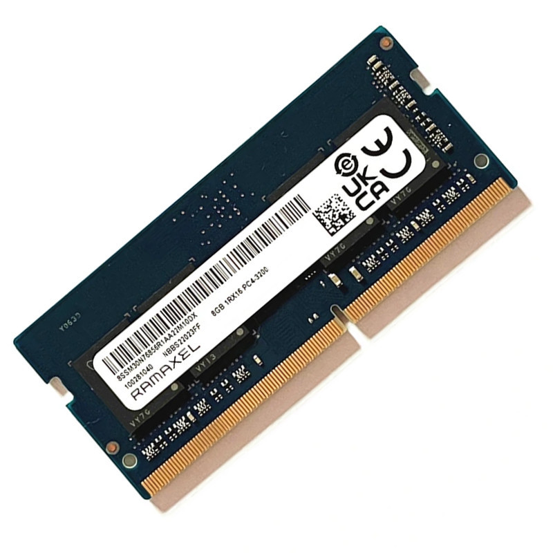 Barrette Mémoire Ramaxel SO-DIMM 8Go DDR4 3200MHz - Tunisie