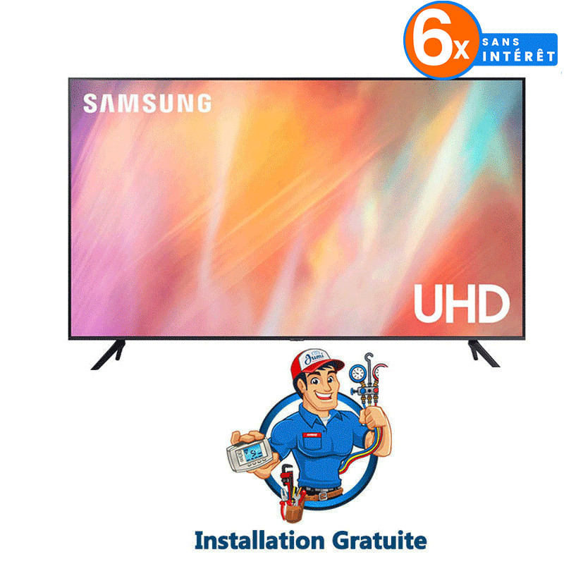Téléviseur Samsung 58 " AU7000 UHD 4K WIFI (UA58AU7000)