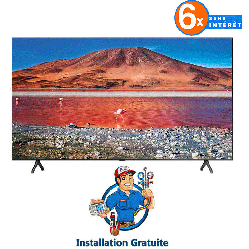 Téléviseur Samsung 65" 4K Smart Tv (UA65TU7000UXMV)