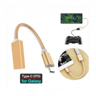 Adaptateur OTG USB vers Type C Gold en Tunisie
