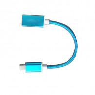Adaptateur OTG USB vers Type C Bleu en Tunisie