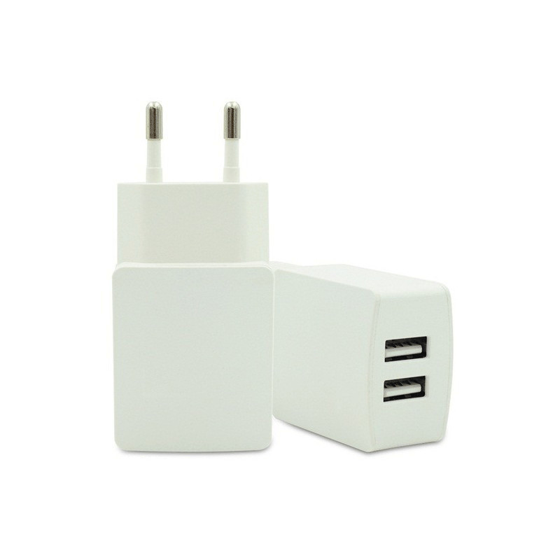 Chargeur secteur MJ-A16 2 Ports USB Blanc