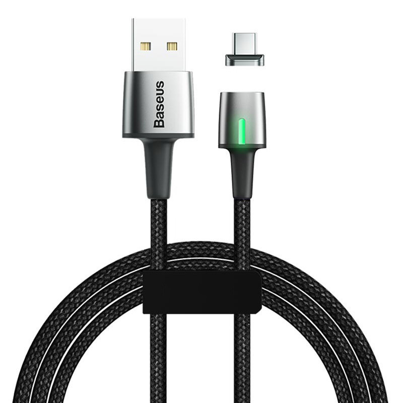 Câble Chargeur Magnétique Baseus USB Vers Type-C Noir en Tunisie