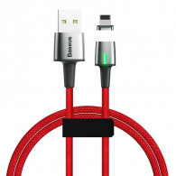 Câble Chargeur Magnétique Baseus USB Vers Lightning Rouge en Tunisie