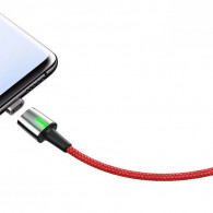Câble Chargeur Magnétique Baseus USB Vers Lightning Rouge en Tunisie Câble Chargeur Magnétique Baseus USB Vers Lightning Rouge en Tunisie
