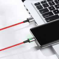 Câble Chargeur Magnétique Baseus USB Vers Lightning Rouge en Tunisie Câble Chargeur Magnétique Baseus USB Vers Lightning Rouge en Tunisie