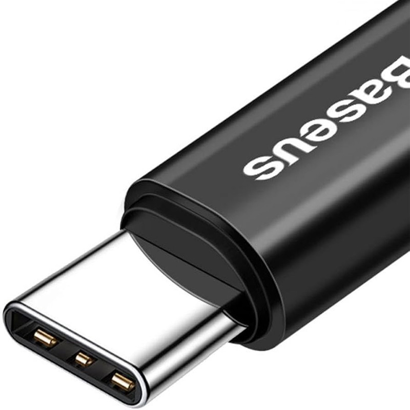 Câble Chargeur Baseus Fish Eye USB Vers Type-C Noir en Tunisie