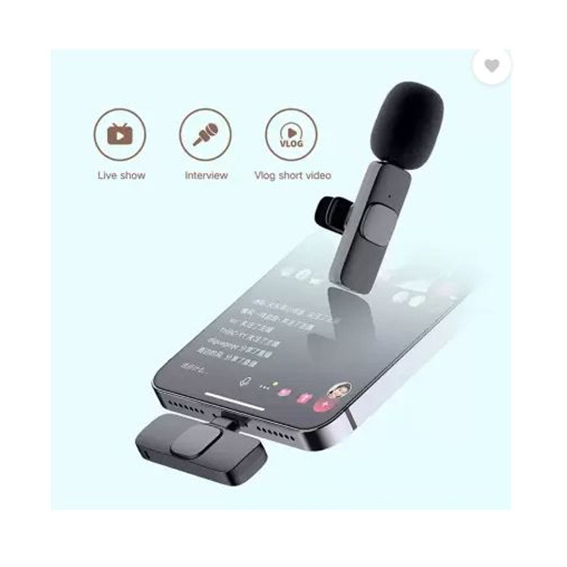 Micro Cravate Sans fil K9 Pour Iphone Noir en Tunisie