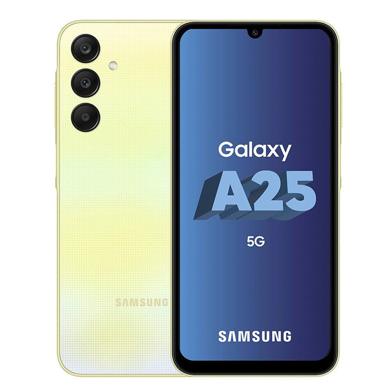 Samsung Galaxy A25 6Go 128Go Jaune en Tunisie Samsung Galaxy A25 6Go 128Go Jaune en Tunisie