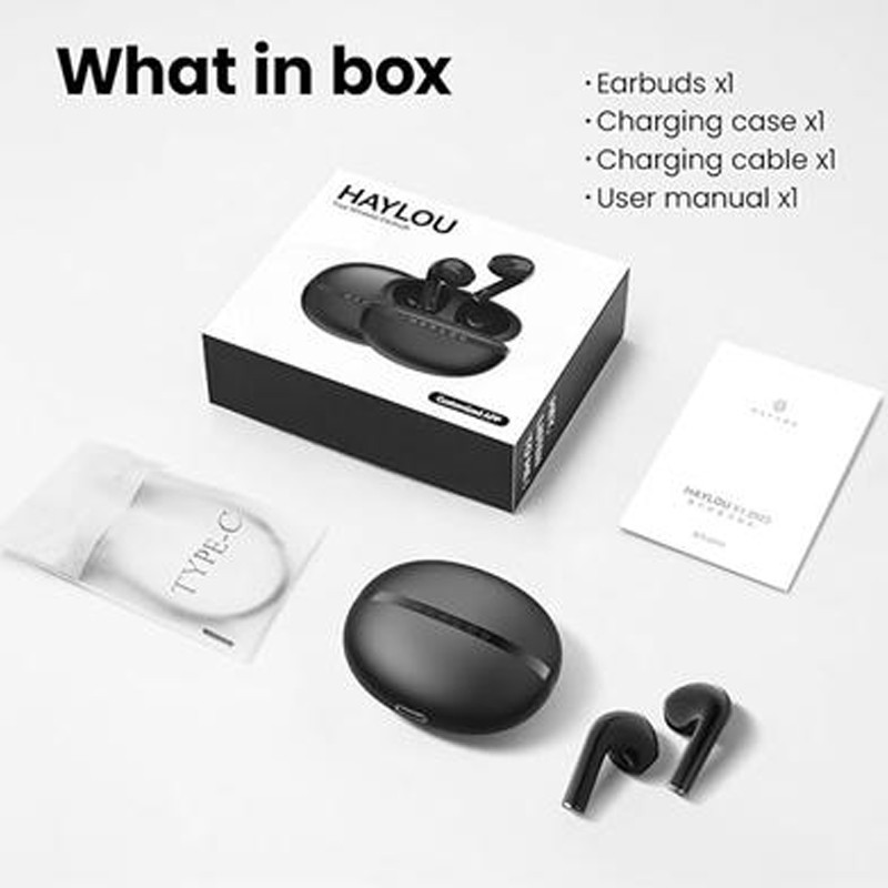Écouteur Bluetooth Haylou X1 2023 Noir en Tunisie