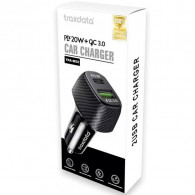Chargeur Voiture Traxdata M22 2 Ports 20W Noir en Tunisie