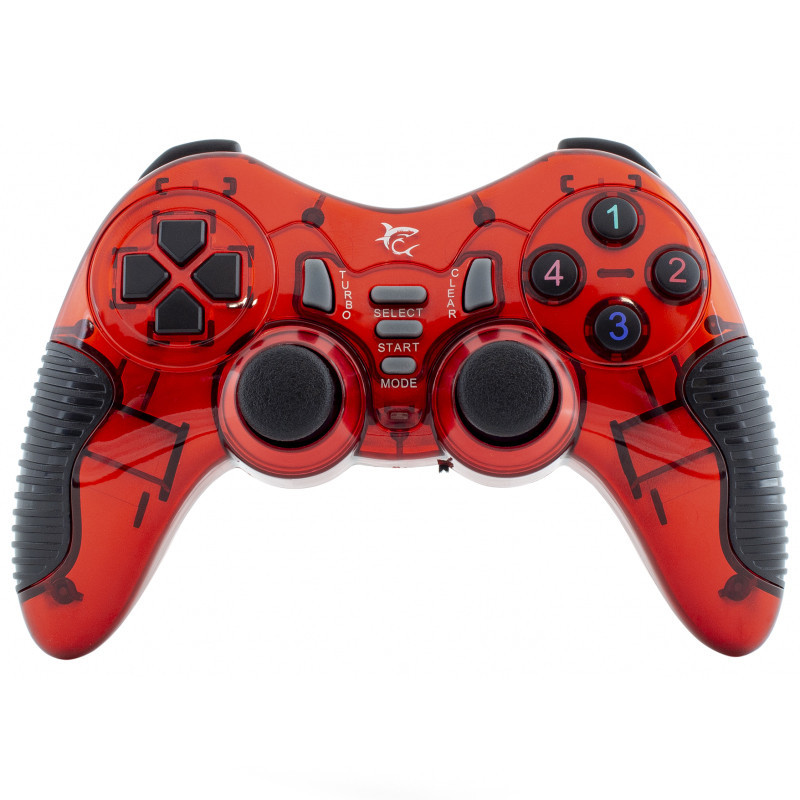 Manette De Jeux Sans Fil White Shark GPW-2021 Rouge en Tunisie