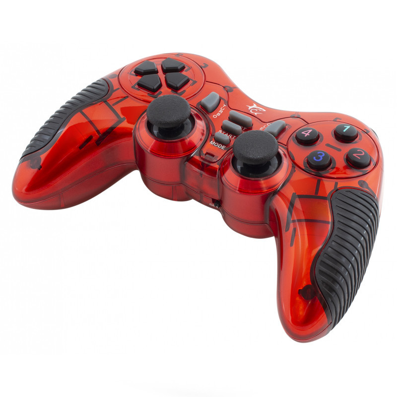 Manette De Jeux Sans Fil White Shark GPW-2021 Rouge en Tunisie