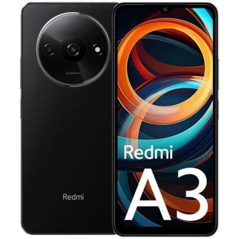 Smartphone Xiaomi Redmi A3 3Go 64Go Noir en Tunisie Smartphone Xiaomi Redmi A3 3Go 64Go Noir en Tunisie