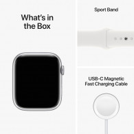 Apple Watch Série 8 GPS 45mm Silver en Tunisie Apple Watch Série 8 GPS 45mm Silver en Tunisie