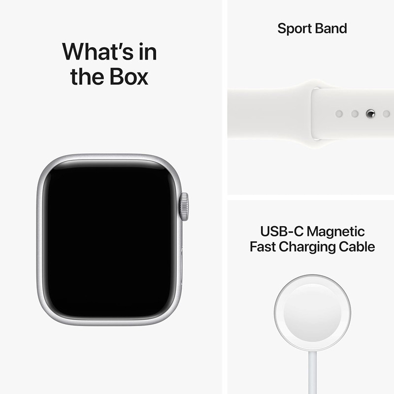Apple Watch Série 8 GPS 45mm Silver en Tunisie