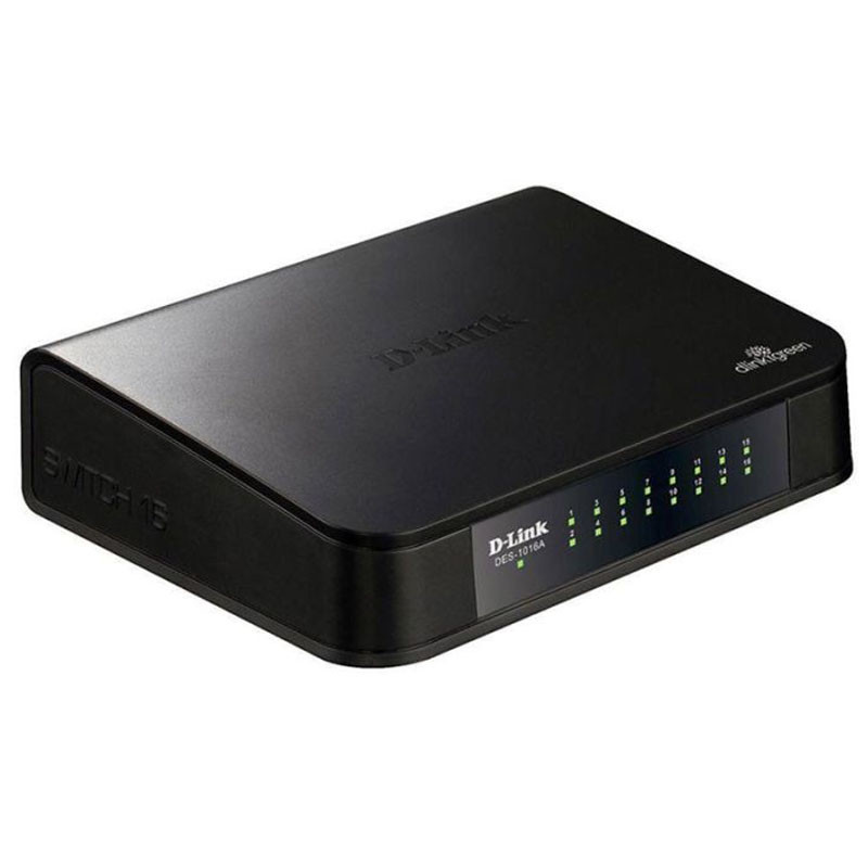 Switch D-Link  DES-1016A 16 Ports 10/100 mbps Noir en Tunisie