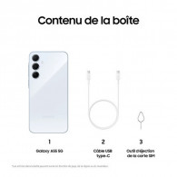 Smartphone Samsung Galaxy A55 5G 8Go 256Go Bleu en Tunisie