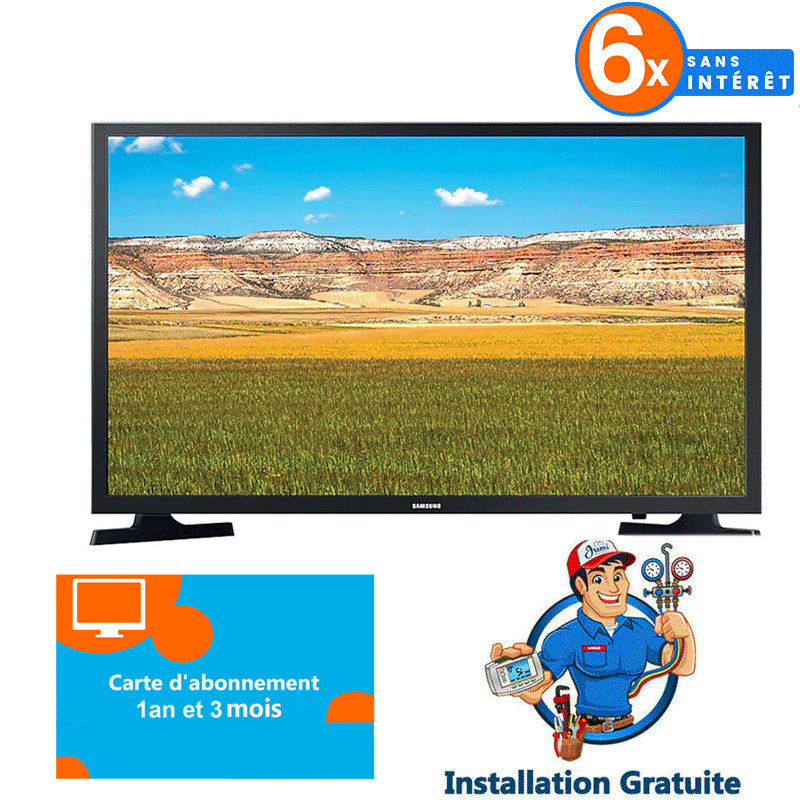 Téléviseur Samsung 43" Full HD Smart TV - OS Tizen™ + Récepteur Intégré  (UA43T5300AUXMV)