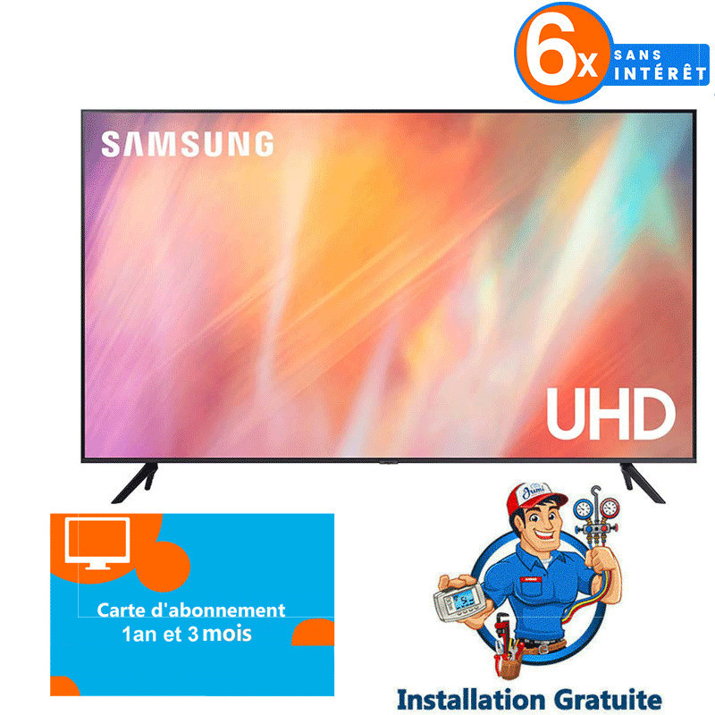 Téléviseur Samsung 58 " AU7000 UHD 4K WIFI (UA58AU7000) Téléviseur Samsung 58 " AU7000 UHD 4K WIFI (UA58AU7000)