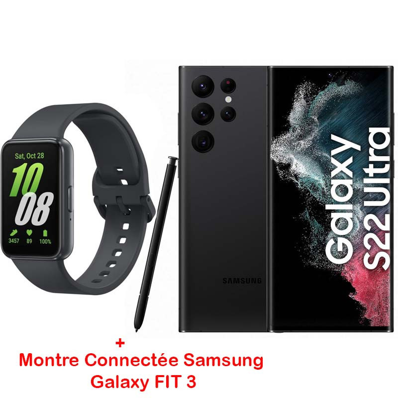Smartphone Samsung Galaxy S22 Ultra 5G 12Go 256Go Noir en Tunisie Smartphone Samsung Galaxy S22 Ultra 5G 12Go 256Go Noir en Tunisie